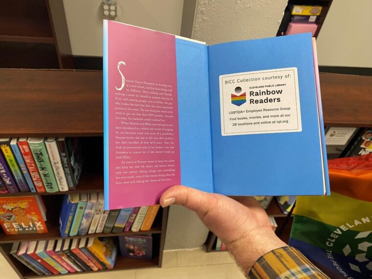 Cleveland Public Library’s Rainbow Readers Donates LGBTQIA+ themed books to the Beyond Identities Community Center