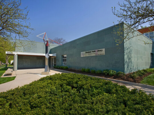 Exterior of Fulton Branch Entrance