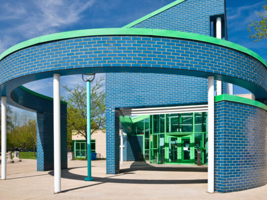 Exterior of Memorial Nottingham's Entrance